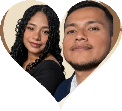 Geraldine y Luis Miguel